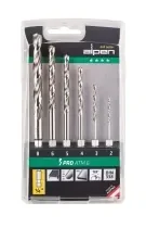 סט מקדחי מתכת לאימפקט 2.0-8.0 מ''מ (2,3,4,5,6,8) HSS-RRO מושחז אלפן ATM6