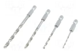 סט מקדחי מתכת לאימפקט 2.0-5.0 מ''מ (2,3,4,5) HSS-RRO מושחז אלפן ATM4