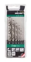 סט מקדחי מתכת 2.0-8.0 מ''מ (2,3,4,5,6,8) HSS-PRO TM6 אלפן