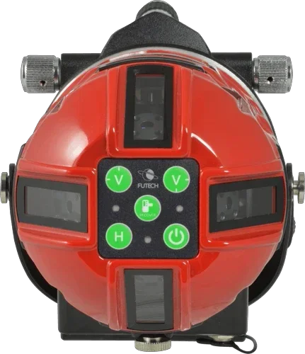 פלס לייזר ירוק 8 קווים + נקודות 100 מטר FUTECH