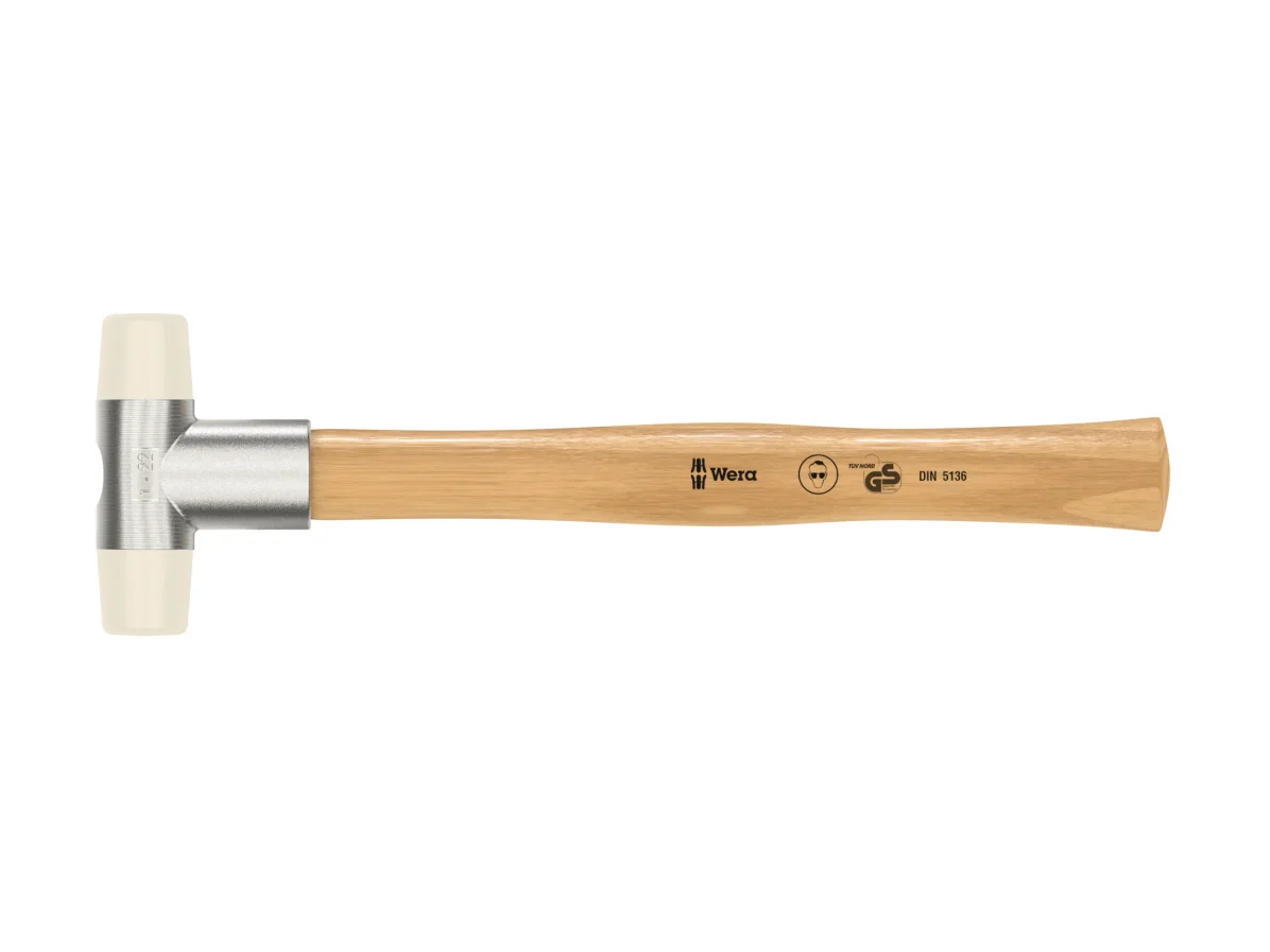 פטיש אוקולון קוטר 23 מ''מ לבן WERA Soft-face hammer Semisoft