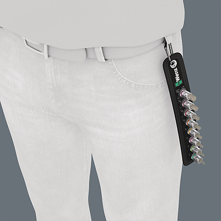 סט בוקסות אלן 3/8'' עם טפס WERA מידות 3-10 מ''מ