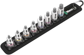 סט בוקסות אלן 3/8'' עם טפס WERA מידות 3-10 מ''מ