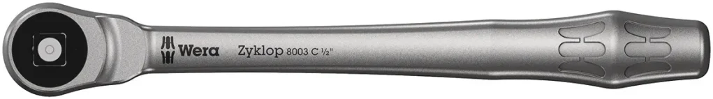 רצ'ט מתכת דחיפה 1/2 אינץ' מקצועי WERA דגם 8003C
