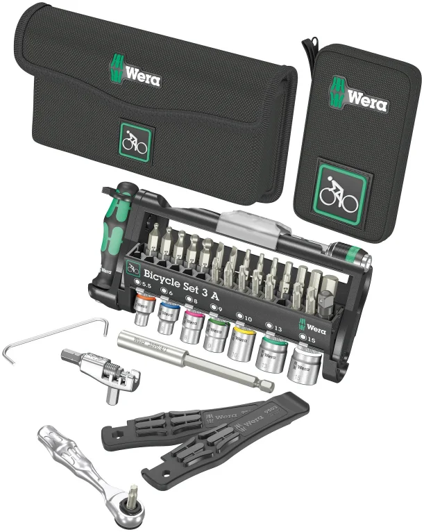 סט 2 אביזרים לאופניים כולל TOOL CHECK גרמניה WERA