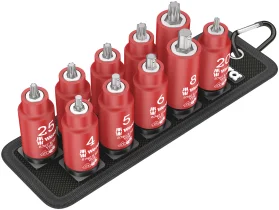 סט בוקסות D3/8 מבודדות VDE 1000V מבית WERA