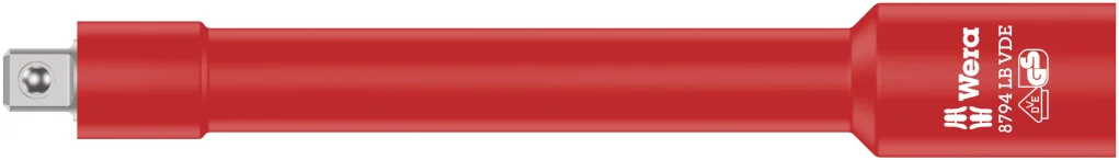 מאריך ארוך 3/8X166 מבודד 1000V מבית WERA