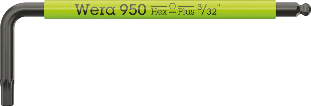 מפתח אלן כדורי 3/32 צבעוני WERA
