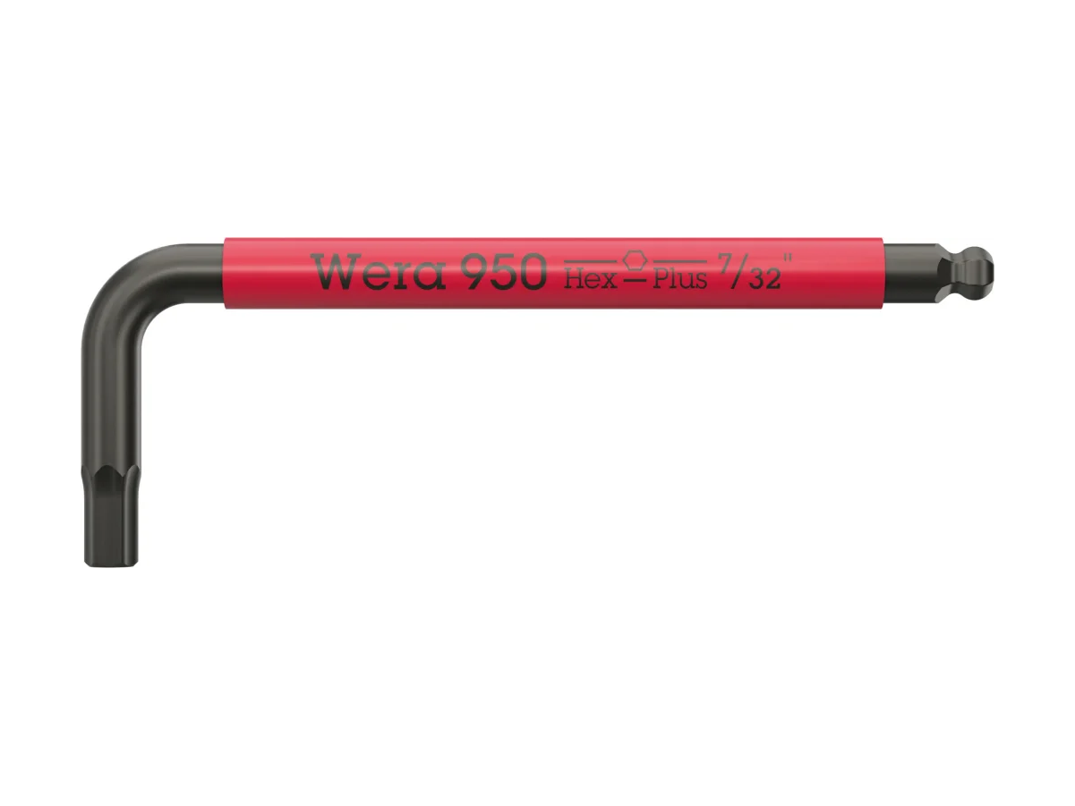 מפתח אלן כדורי 7/32 צבעוני WERA