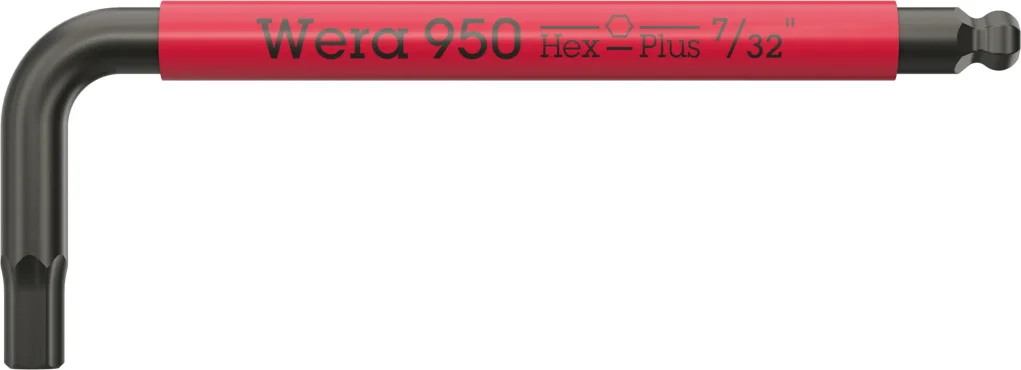 מפתח אלן כדורי 7/32 צבעוני WERA