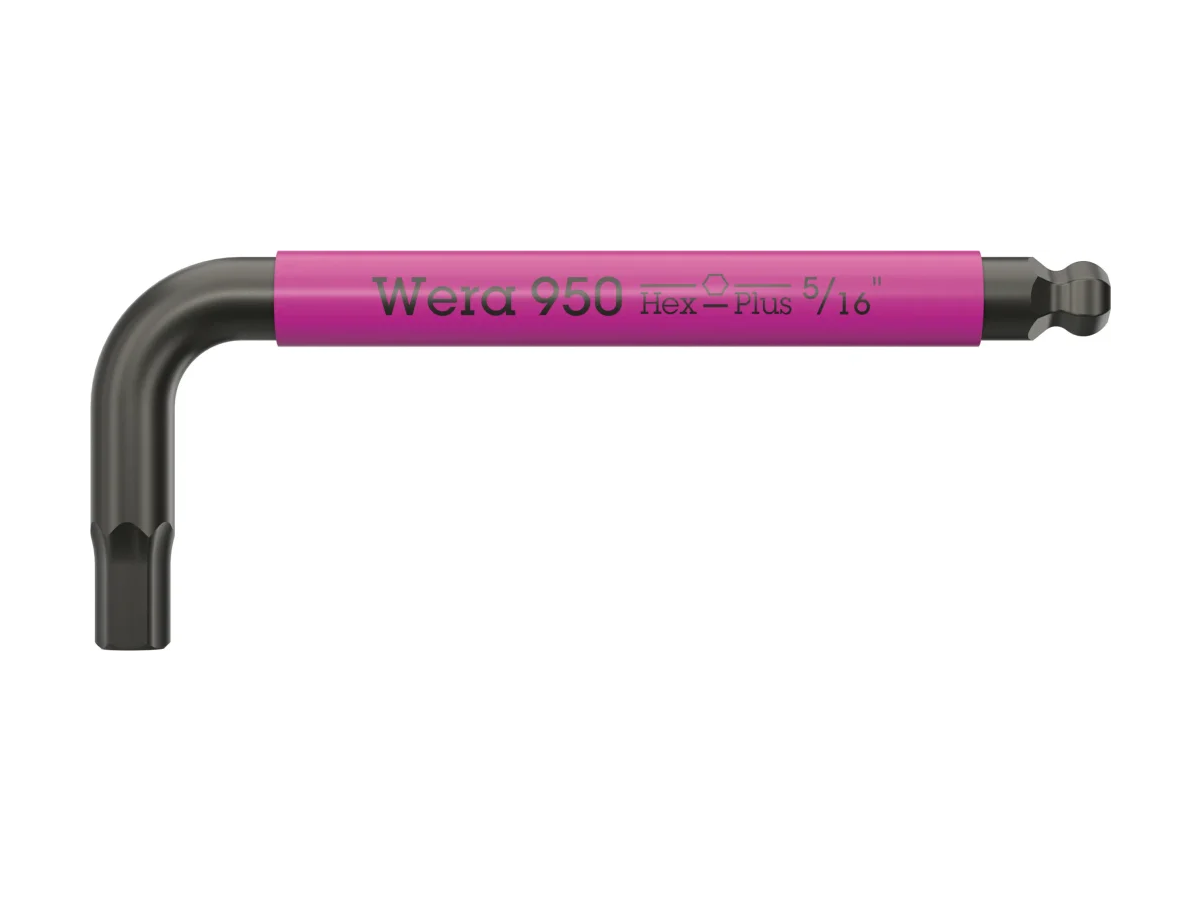 מפתח אלן כדורי 5/16 צבעוני WERA
