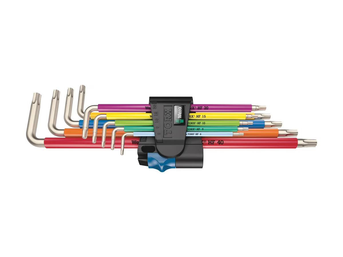 סט מפתחות כוכב 9 יח - WERA 3967/9 TX SXL MC HF STAINLESS 1
