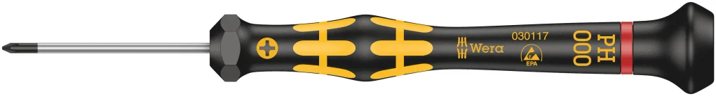 מברג אלקטרונאים פיליפס אנטיסטטי WERA 000X40