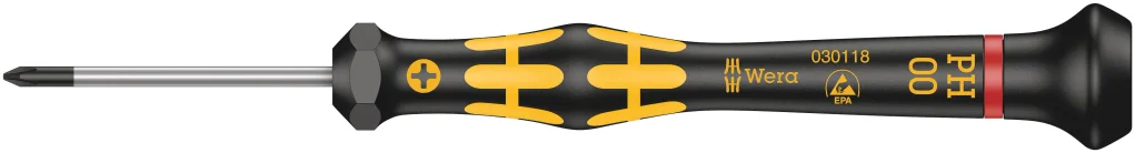 מברג אלקטרונאים פיליפס אנטיסטטי WERA 00X40