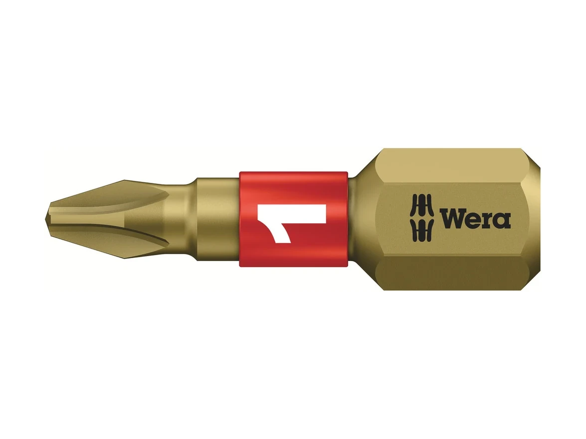 ביט פיליפס 1X25 BITORSION (מוזהב טבעת ירוקה לעץ) WERA