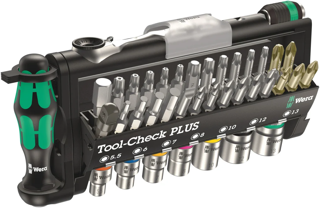 סט ביטים ובוקסות TOOL CHECK PLUS פלוס מברג WERA