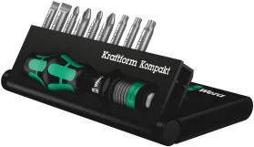 סט מברג KK10 WERA מברג+9 ביטים