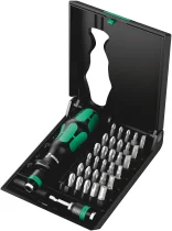 סט מברג עם ביטים מעורב KK70 WERA מארז 32 יח'