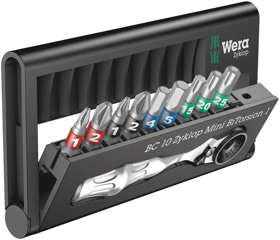 סט ביטים כולל רצ'ט מיני BiTorsion WERA