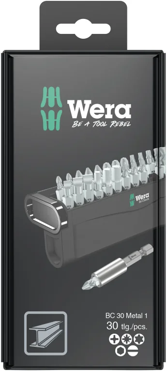 סט ביטים למתכת 30 יח WERA