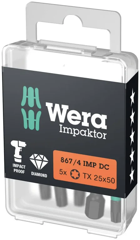 ביט טורקס WERA IMPACTOR 25X50