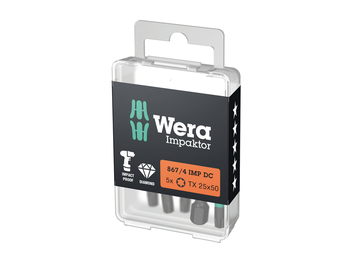 ביט טורקס WERA IMPACTOR 25X50