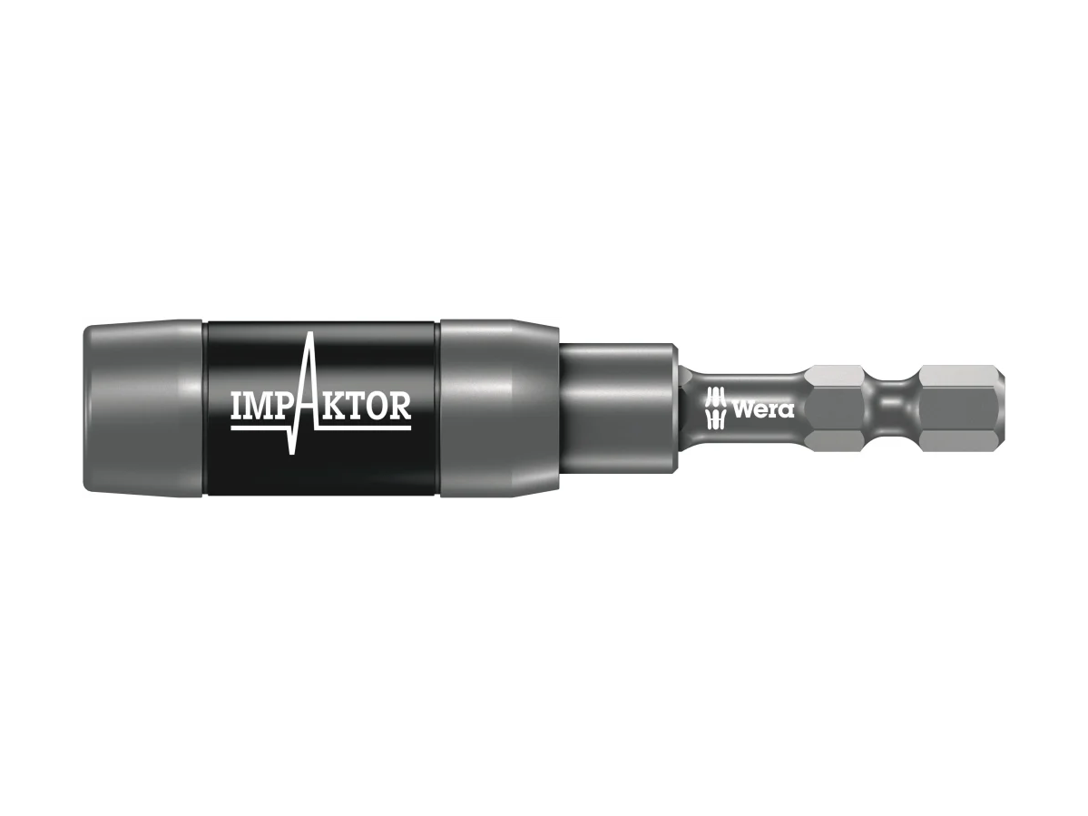 מוביל ביטים מגנטי עם טבעת עוצרת ומגנט טבעת WERA IMPACTOR 897/4