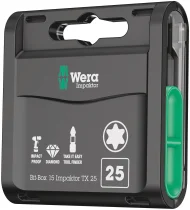סט ביטים טורקס ציפוי יהלום 15 יחידות WERA