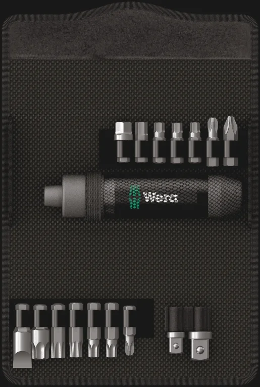סט מברג דפיקה אימפקט + 17 אביזרים WERA
