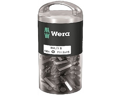ביט פיליפס כסוף WERA 2X25 (בקבוק 100 יחידות)