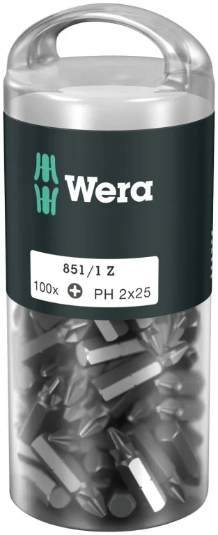 ביט פיליפס כסוף WERA 2X25 (בקבוק 100 יחידות)
