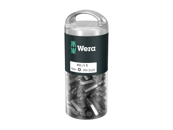 ביט פיליפס כסוף WERA 2X25 (בקבוק 100 יחידות)