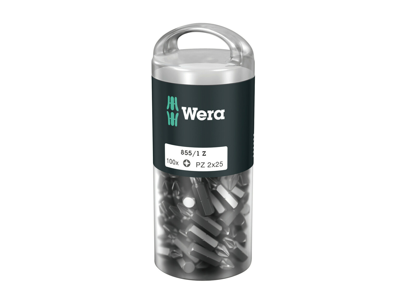 ביט פוזידרייב כסוף WERA 2X25 (בקבוק 100 יחידות)