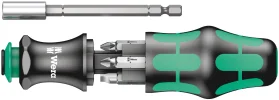 סט מברג מקצועי (מוביל+6 ביטים) WERA 28SB KK28