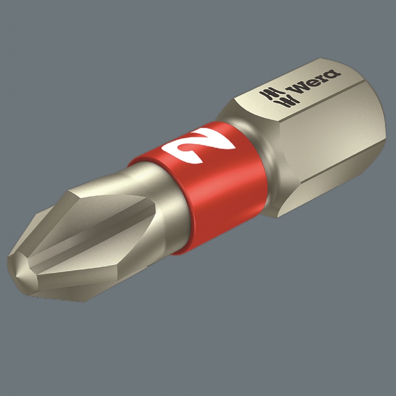 ביט פיליפס נירוסטה WERA PREMIUM PLUS 2X25