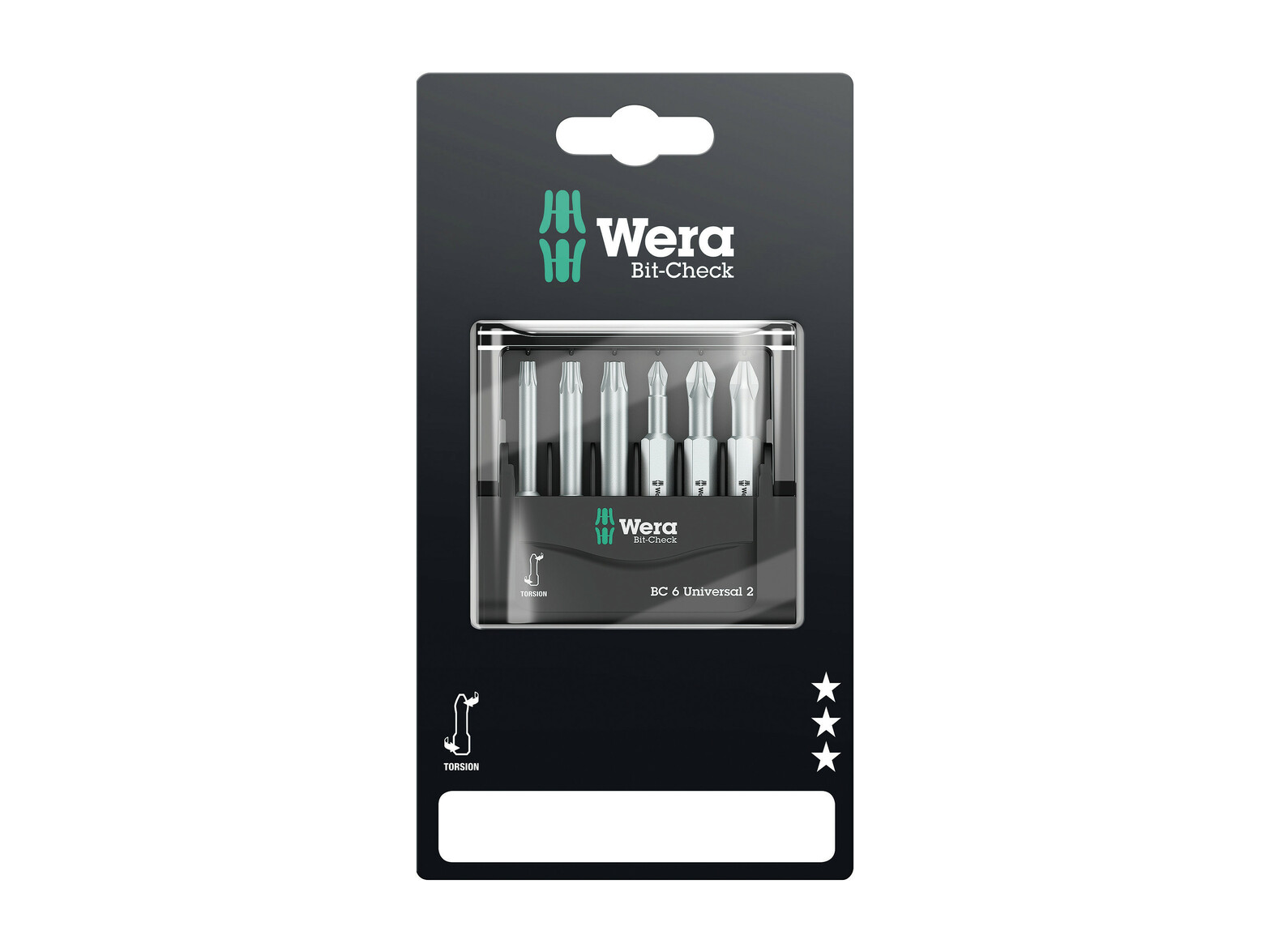 סט ביטים כסופים ארוכים WERA דגם 2SB