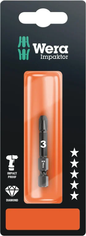 ביט פוזידרייב 3X50 מ''מ IMPAKTOR WERA