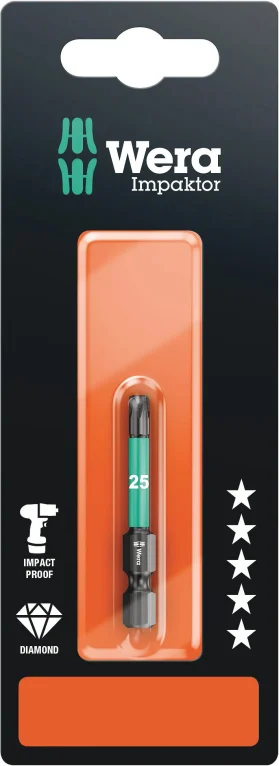 ביט טורקס 25X50 מ''מ IMPAKTOR WERA