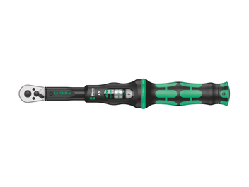 מפתח מומנט טורקמטר מתכוונן 2.5-25NM WERA גם ב- 1-18LBF-FT הינע 1/4 אינץ'