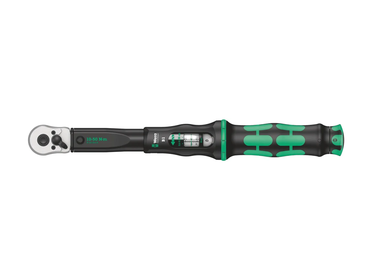 מפתח מומנט טורקמטר מתכוונן 10-50NM WERA הינע 3/8 אינץ' B1