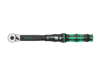 מפתח מומנט טורקמטר מתכוונן 20-100NM WERA הינע 3/8 אינץ' B2