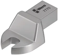 ראש מפתח פתוח 7 מ''מ למפתח מומנט לכניסה 9X12 מ''מ WERA