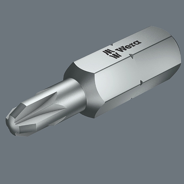 ביט פיליפס Wera 851/1 BDC BiTorsion Diamond - מידה PH 2 באורך 25 מ"מ