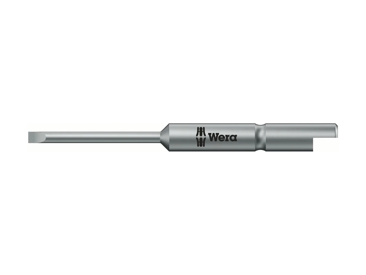 ביט קנה כניסה חצי ירח שטוח 2.5X44 מ''מ WERA