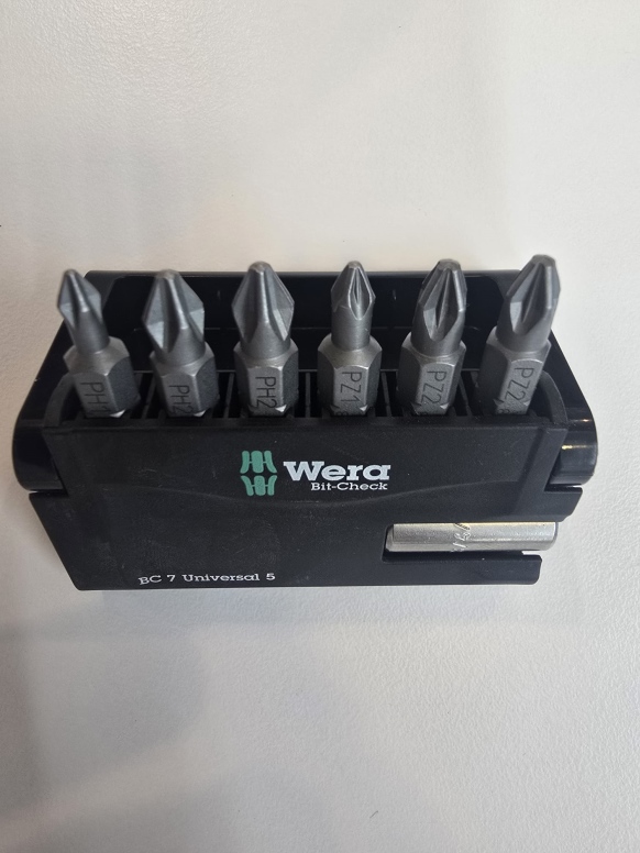 סט ביטים כסופים 7 יחידות WERA