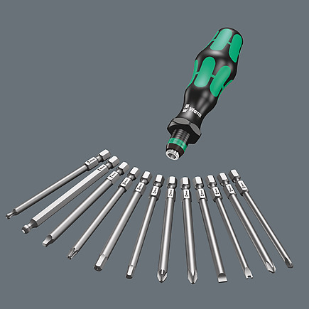 סט בוקסות מילימטרי ביטים ומברזים WERA דגם METAL M1