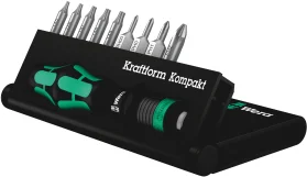 סט מברג KK12 WERA מברג+9 ביטים