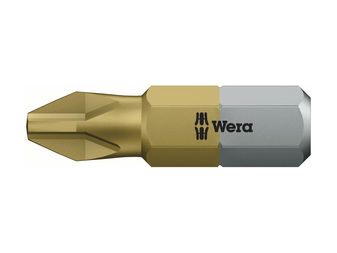ביט פיליפס טיטניום WERA 1X25 חצי מוזהב חצי כסוף
