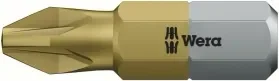 ביט פוזידרייב טיטניום WERA PZ3X25 חצי מוזהב חצי כסוף