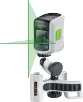 פלס לייזר צלב+קלמרה 2 קווים ירוק SMARTVISION